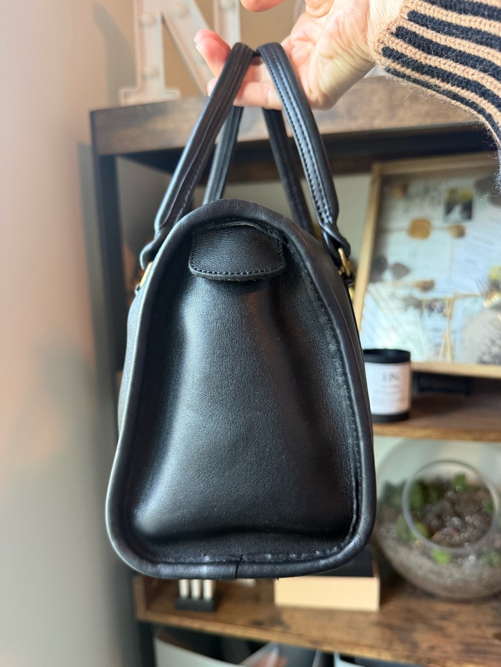 Vintage Coach Madison Satchel Doctor Bag Black 9725 NYC Made In USA - Picture 4 of 9